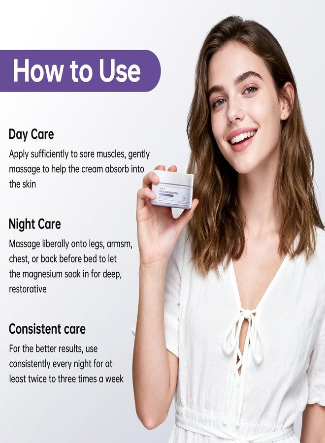 BOLI Magnesium Lotion, Nighttime Magnesium Body Cream, Deeply Soothing Butter (3.52 oz) - Image 5